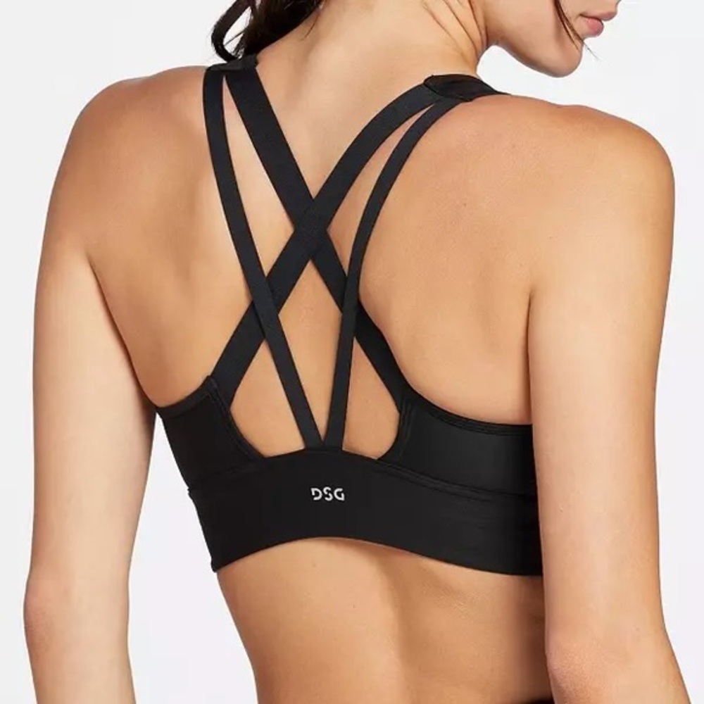 NWT-DSG- Women's Strappy Compression Bra- Large
